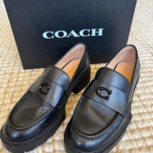 Coach Women's Black Loafers